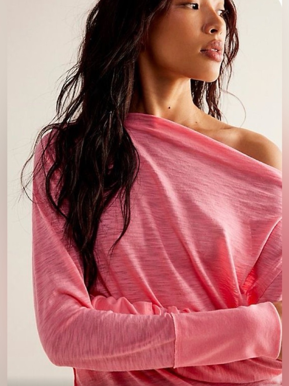FREE PEOPLE Kimmi Long Sleeve Tee TOP